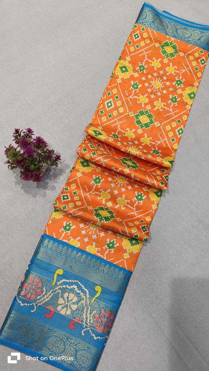 YNF PATOLA SILK RRI LATEST SAREES WHOLESALE IKAT SOFT SIILK PATOLA SAREES MANUFACTURER